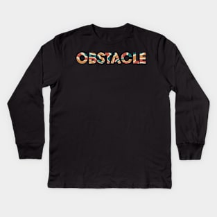 Graphic Obstacle Lovely Name Flowers Vintage Styles 70s Kids Long Sleeve T-Shirt